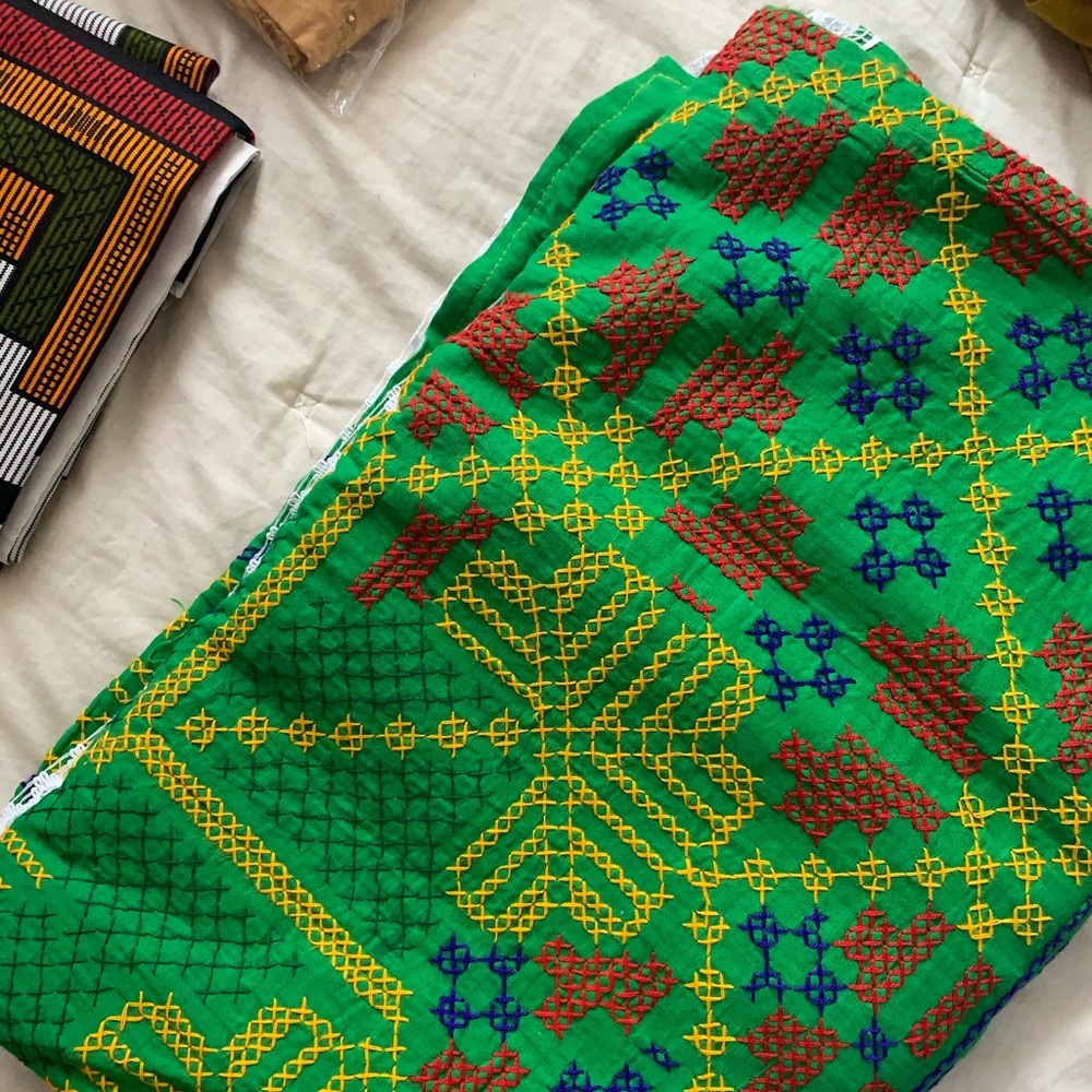 Beautiful Hand Embroidered Quilt